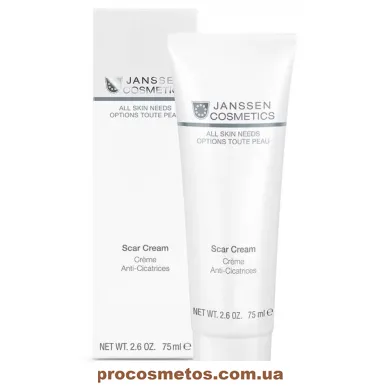 Загоює крем на шрами, рубці - Janssen Cosmetics Needs Scar Cream 7634 ProCosmetos
