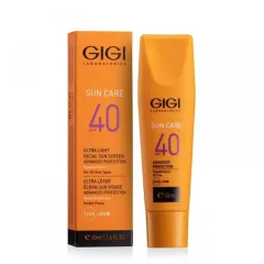 Ультра легкая защита SPF 40 - Gigi Sun Care Ultra Light Facial Sun Screen SPF-40 7207 ProCosmetos