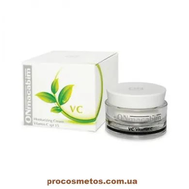 Зволожуючий крем із вітаміном С - ONmacabim Moisturizing Cream Vitamin C SPF-15 1744 ProCosmetos