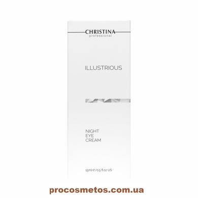 Омолаживающий ночной крем для кожи вокруг глаз - Christina ILLUSTRIOUS NIGHT EYE CREAM CHR511 ProCosmetos