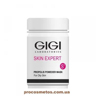 Антисептична прополісна пудра для жирної шкіри - GIGI Propolis Powder Mask 7167 ProCosmetos