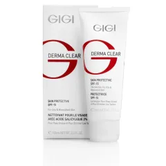 Защитный крем для лица SPF-15 - GIGI DERMA CLEAR Skin Protective SPF-15 7220 ProCosmetos