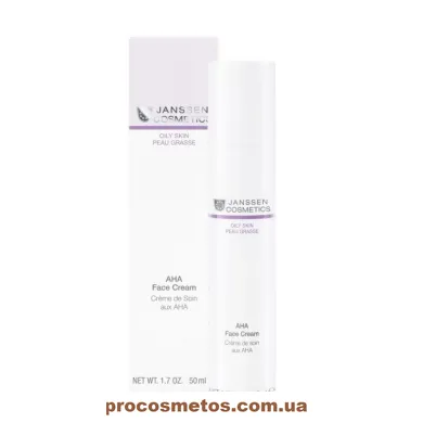 Крем із АНА кислотами 10% - Janssen Cosmetics AHA Face Cream 7488 ProCosmetos