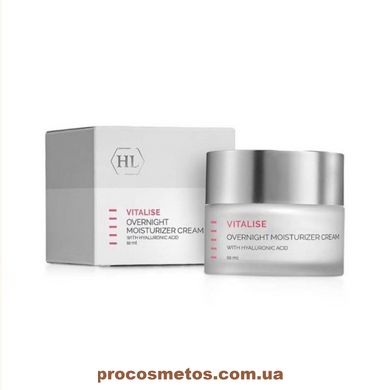 Нічний зволожуючий крем для обличчя із гіалуроновою кислотою - Holy Land Cosmetics Vitalise Overnight Moisturizer Cream 8106-15 ProCosmetos