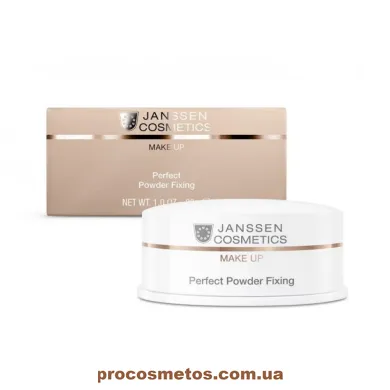 Розсипчаста матова пудра-камуфляж - Janssen Cosmetics Perfect Powder Fixing 7647 ProCosmetos