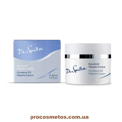 Крем із каротином для сухої шкіри - Dr. Spiller Carotene Oil Vitamin Cream 101402 ProCosmetos