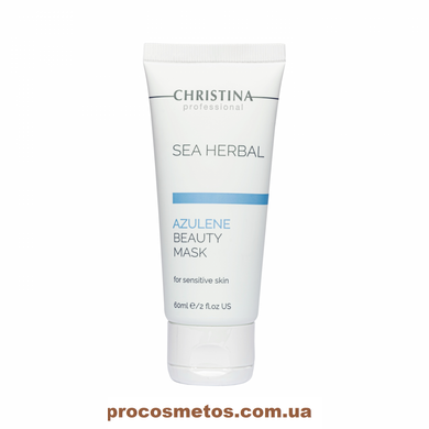 Азуленова маска краси для чутливої шкіри - Christina Sea Herbal Beauty Mask Azulene CHR060 ProCosmetos