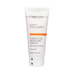 Морквяний зволожувальний крем для сухої шкіри - Christina Elastin Collagen Carrot Oil Moisture Cream For Dry Skin CHR372 ProCosmetos