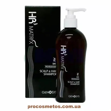 Шампунь від випадіння та для стимуляції росту волосся - Genosys HR3 Matrix Clinical Hair Sampoo (CHS) 5643 ProCosmetos