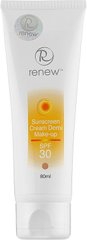 Сонцезахисний тональний крем-антиоксидант для обличчя SPF-30 - Renew Sunscreen Cream SPF-30 Demi Make-Up 77059 ProCosmetos