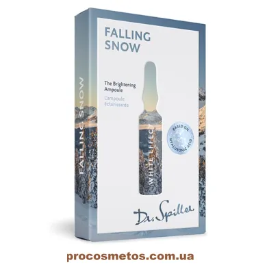 Ампульний концентрат для вирівнювання тону шкіри Dr. Spiller White Effect - Falling Snow 101693 ProCosmetos
