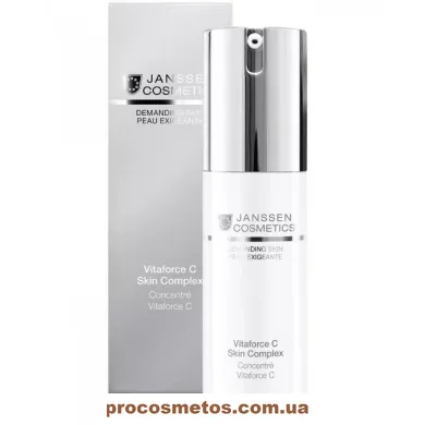 Регенеруючий концентрат із вітаміном С - Janssen Cosmetics VitaForce C Skin Complex 7522 ProCosmetos