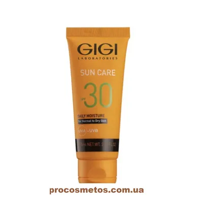 Крем сонцезахисний із захистом SPF 30 для сухої шкіри - GiGi Sun Care Daily Protector SPF 30 7206 ProCosmetos