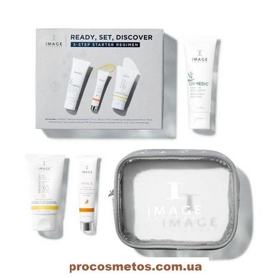 Стартовий набір для обличчя - Image Skincare Facial Set Ready. Set. Discover TKEU-218 ProCosmetos
