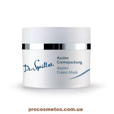 Крем-маска для чутливої шкіри з азуленом - Dr. Spiller Azulen Cream Mask 101395 ProCosmetos