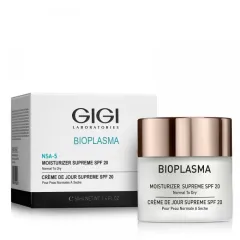 Зволожуючий крем для нормальної та сухої шкіри з SPF 20 - GIGI Bioplasma Moisturizer for Dry Skin SPF 20 7227 ProCosmetos