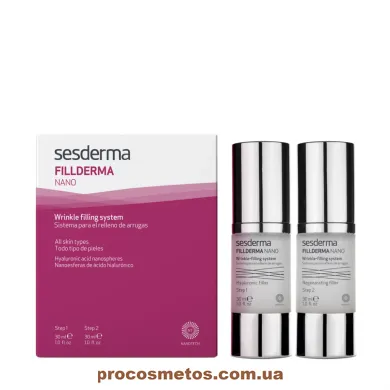 Двокрокова система заповнення зморшок - SeSDerma Fillderma Nano Wrinkle Filler System 3819 ProCosmetos