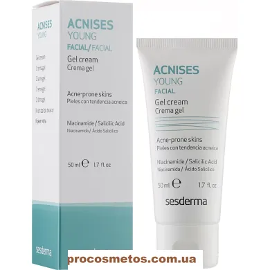Крем-гель - SeSDerma Acnises Young Facial Gel Cream 3953 ProCosmetos