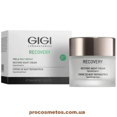 Відновлюючий нічний крем - GIGI Recovery Restore Night Cream 7176 ProCosmetos
