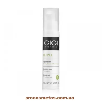 Активний крем, що оновлює - GiGi Triple Power Overnight Cream 7129 ProCosmetos