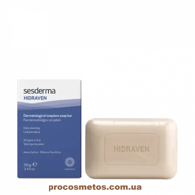 Дерматологічне мило - Sesderma HIDRAVEN Dermatological Bar 3982 ProCosmetos