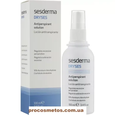 Спрей від рясного потовиділення - Sesderma Laboratories Dryses Antitranspirant Solution 4018 ProCosmetos