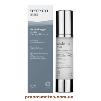 Зволожуючий гель-крем проти зморшок - SeSDerma BTSeS Anti-Wrinkle Moisturizing Gel-Cream 3836 ProCosmetos