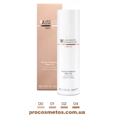 Тональний крем із ефектом сяйва - Janssen Cosmetics Perfect Radiance Make-up 7646 ProCosmetos