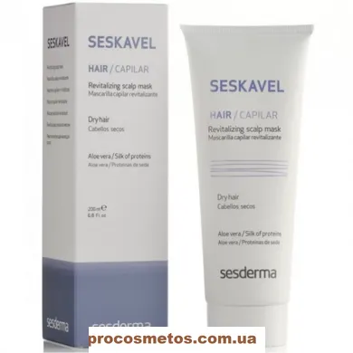 Відновлююча маска для волосся - Sesderma SESKAVEL Revitalizing Hair Mask 4030 ProCosmetos