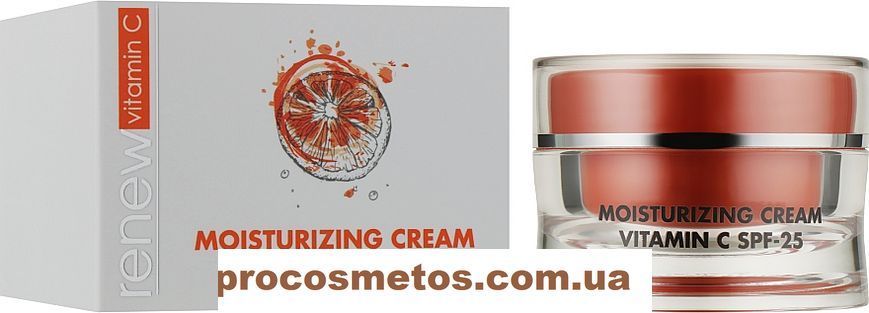 Крем антиоксидант с активным витамином С для лица - Renew Vitamin C Moisturizing Cream SPF-25 77013 ProCosmetos