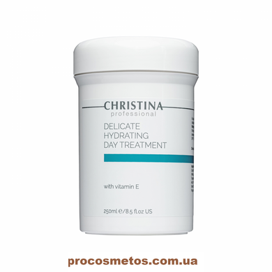 Делікатний зволожувальний крем із вітаміном Е для нормальної та сухої шкіри - Christina Delicate Hydrating Day Treatment For Normal and Dry Skin CHR115 ProCosmetos