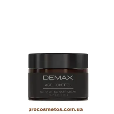 Нічний заповнюючий ліфтинг-крем з пептидами - Demax Age Control Ultra Night Cream Peptide Filler lot311 ProCosmetos