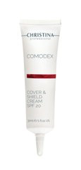 Захисний крем для обличчя з тонуючим ефектом СПФ 20 - Christina Comodex Cover & Shield Cream SPF 20 CHR635 ProCosmetos