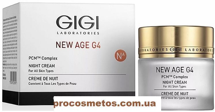Новый омолаживающий крем - Gigi New Age G4 Night Cream, 50 ml 20230 ProCosmetos