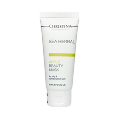 Яблучна маска краси для жирної та комбінованої шкіри - Christina Sea Herbal Apple Beauty Mask For Oily & Combination Skin CHR058 ProCosmetos