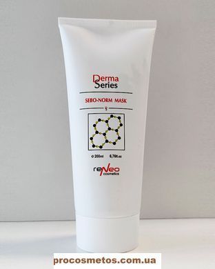 Себорегулирующая маска с успокаивающим эффектом - Derma Series Sebo-Norm Mask P212 ProCosmetos
