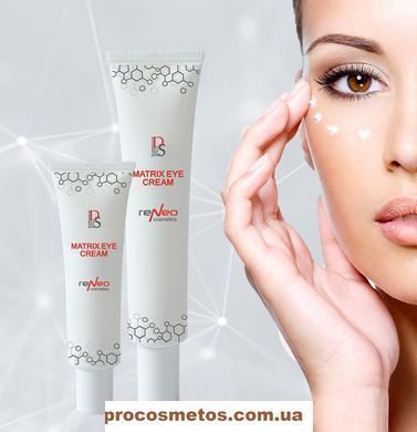 Ревіталізуючий крем для області навколо очей - Derma Series Matrix eye cream H143 ProCosmetos