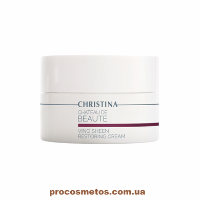 Відновлювальний крем «Бездоганність» на основі екстракту винограду - Christina Chateau de Beaute Vino Sheen Restoring Cream CHR488 ProCosmetos