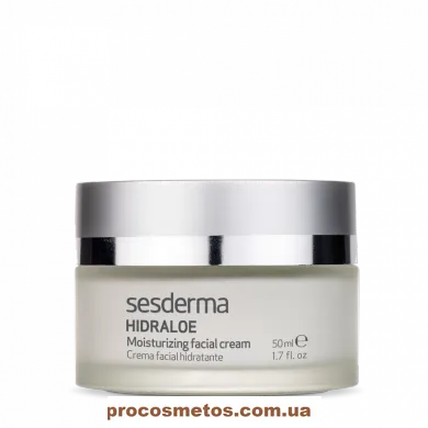 Зволожуючий крем для обличчя - SeSDerma Hidraloe Moisturizing Facial Cream 3968 ProCosmetos
