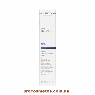 Пілінг з АНА-кислотами і ресвератролом для обличчя - Christina Line Repair Firm AHA & Resveratrol Peel CHR877 ProCosmetos