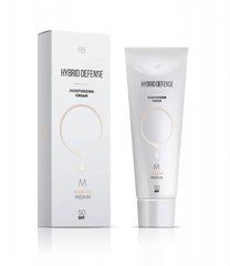 Защитный крем гибрид СПФ 50 с тонирующим эффектом - ОNmacabim Hybrid Defense Moisturizing Cream SPF 50 L Medium 10466 ProCosmetos