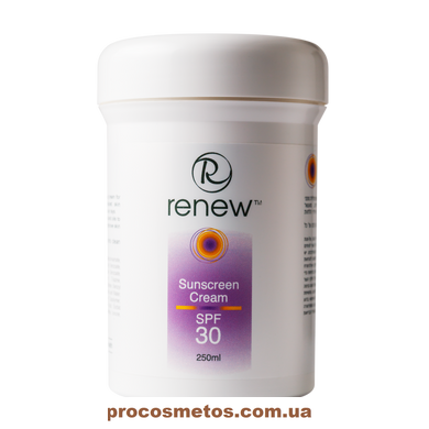 Солнцезащитный крем СПФ-30 - Renew Sunscreen Cream SPF-30 77058-15 ProCosmetos