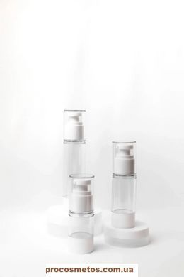 Вакуумный флакон Диспенсер "Glo", белый 0001-15 ProCosmetos