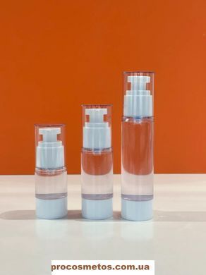 Вакуумный флакон Диспенсер "Glo", белый 0001-15 ProCosmetos
