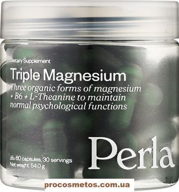 Магній B6 Антистрес "Потрійний магній" - Perla Helsa Triple Magnesium +B6 PHPL0111-342 ProCosmetos