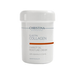 Морквяний зволожувальний крем для сухої шкіри - Christina Elastin Collagen Carrot Oil Moisture Cream For Dry Skin CHR105 ProCosmetos