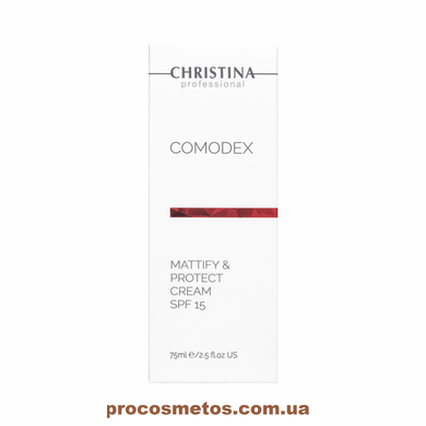 Матувальний захисний крем СПФ 15 - Christina Comodex-Mattify & Protect Cream SPF 15 CHR634 ProCosmetos