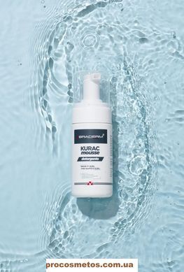 Ніжна пінка для вмивання з пребіотиками - Braderm Kurac Cleansing Mousse br-89 ProCosmetos