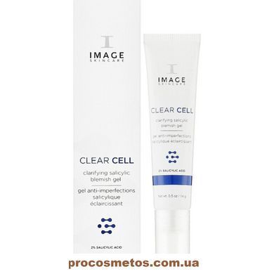 Противовоспалительное средство для локального использования - Image Clear Cell Skincare Clarifying Salicylic Blemish Gel CCEU218 ProCosmetos