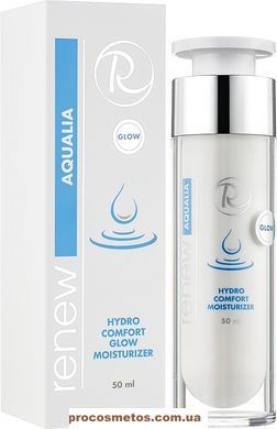 Зволожувальний крем для обличчя з ілюмінувальним ефектом - Renew Aqualia Hydro Comfort Glow Moisturizer 77006 ProCosmetos